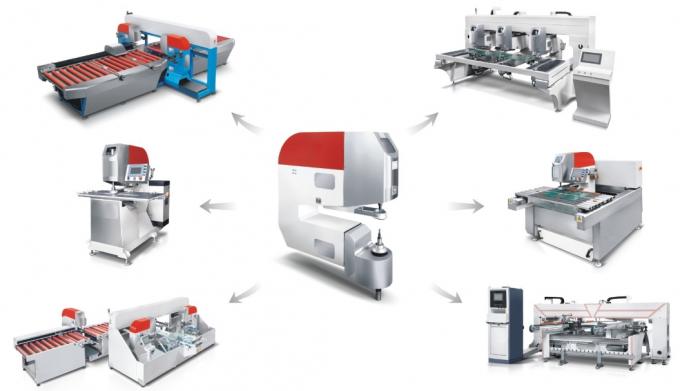 L perforatrice di vetro di CNC di forma per industria del vetro della doccia, rendimento elevato