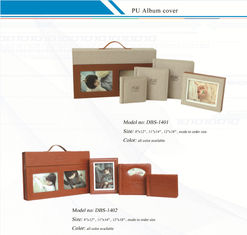 Porcellana Copertura di cuoio su misura dell'album con le coperture dell'album della valigia/unità di elaborazione fornitore