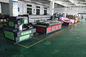 Grandi stampanti a base piatta UV del getto di inchiostro piezoelettrico 2500X1300mm CMYK+W/CMYK fornitore