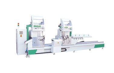 Il mitra della testa del doppio di CNC ha visto per i profili di alluminio, macchina della finestra di alluminio fornitore