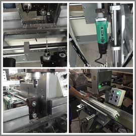 Fresatrice automatica del router di CNC della scanalatura di due assi, profondità della scanalatura del macchinario 30mm della porta della finestra del vinile fornitore